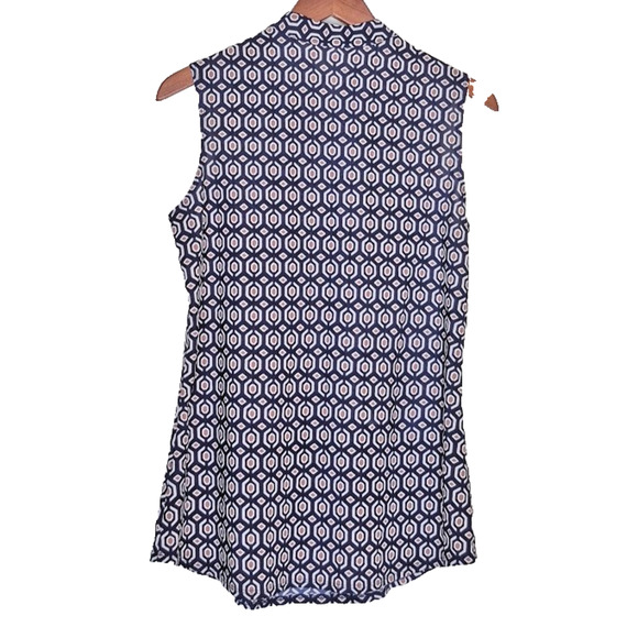 PerSeption Concept Multicolor Geometric Sleeveless Blouse – Size Large - Picture 2 of 8